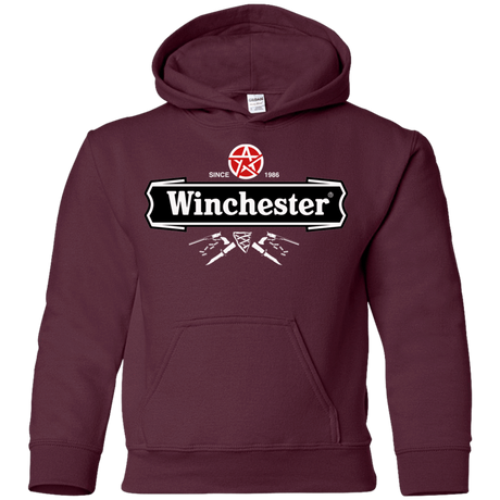 Sweatshirts Maroon / YS Winchester Beer Youth Hoodie