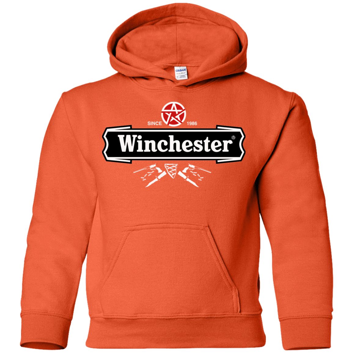 Sweatshirts Orange / YS Winchester Beer Youth Hoodie