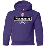 Sweatshirts Purple / YS Winchester Beer Youth Hoodie