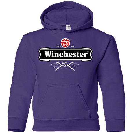Sweatshirts Purple / YS Winchester Beer Youth Hoodie