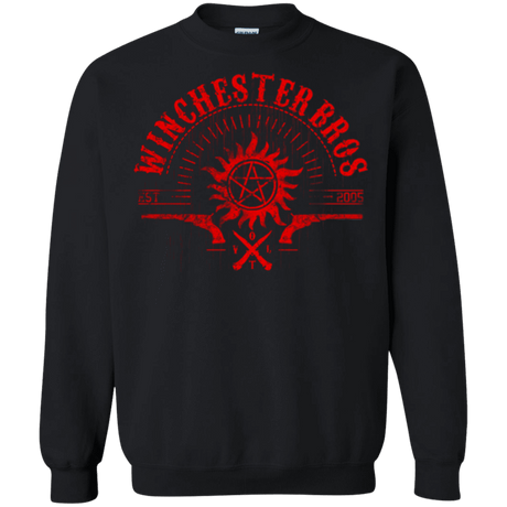 Sweatshirts Black / Small Winchester bros Crewneck Sweatshirt