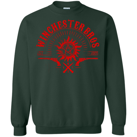 Sweatshirts Forest Green / Small Winchester bros Crewneck Sweatshirt