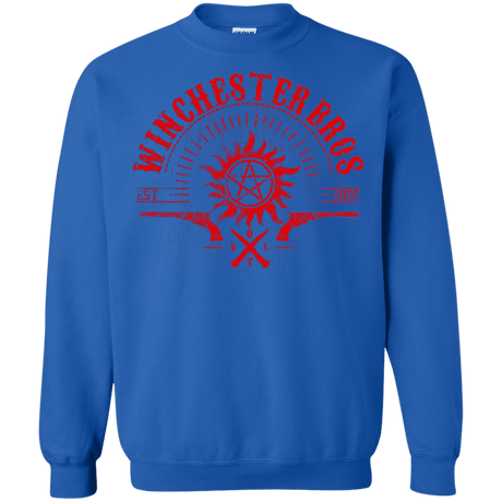 Sweatshirts Royal / Small Winchester bros Crewneck Sweatshirt