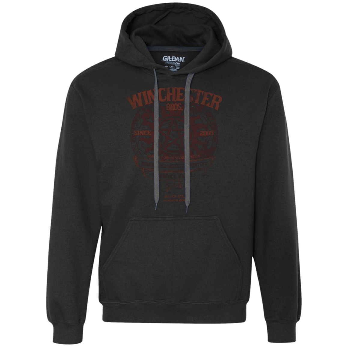 Sweatshirts Black / Small Winchester Bros Premium Fleece Hoodie