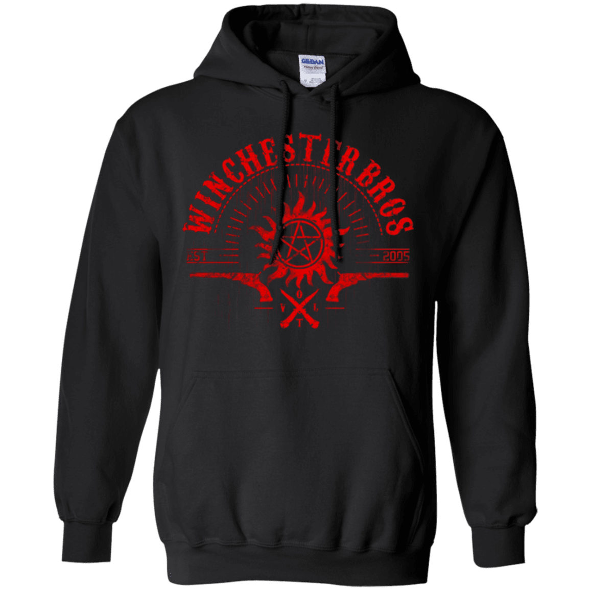 Sweatshirts Black / Small Winchester bros Pullover Hoodie