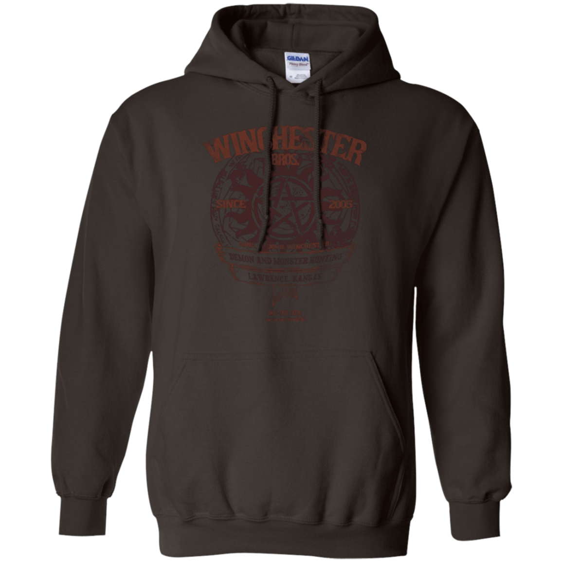 Sweatshirts Dark Chocolate / Small Winchester Bros Pullover Hoodie