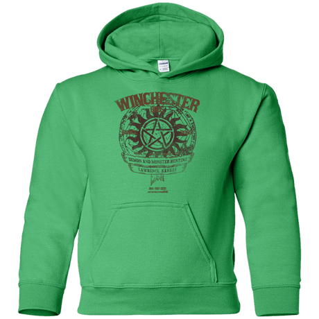 Sweatshirts Irish Green / YS Winchester Bros Youth Hoodie