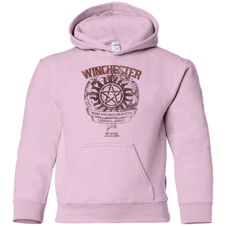 Sweatshirts Light Pink / YS Winchester Bros Youth Hoodie