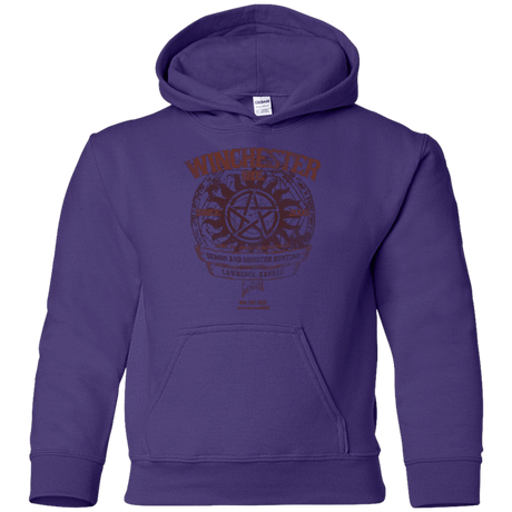 Sweatshirts Purple / YS Winchester Bros Youth Hoodie