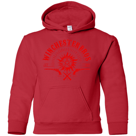 Sweatshirts Red / YS Winchester bros Youth Hoodie