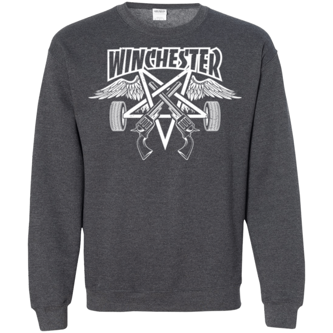 Sweatshirts Dark Heather / Small WINCHESTER Crewneck Sweatshirt