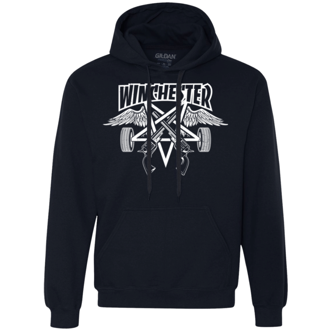 Sweatshirts Navy / Small WINCHESTER Premium Fleece Hoodie