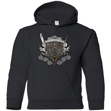 Sweatshirts Black / YS Winchester's Crest Youth Hoodie