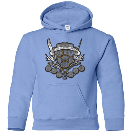 Sweatshirts Carolina Blue / YS Winchester's Crest Youth Hoodie