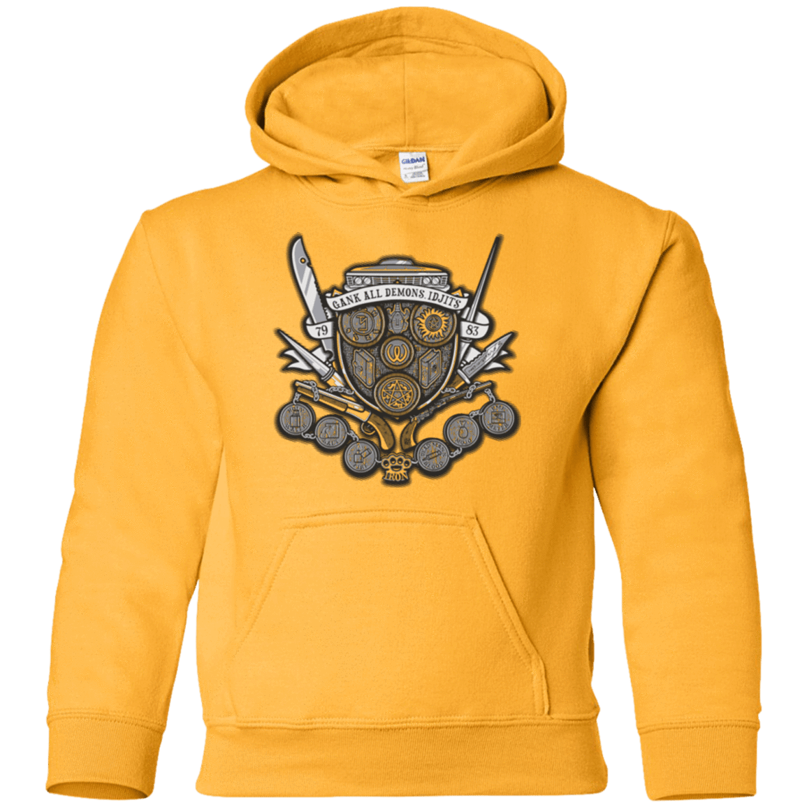 Sweatshirts Gold / YS Winchester's Crest Youth Hoodie