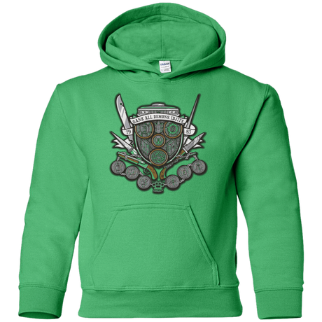 Sweatshirts Irish Green / YS Winchester's Crest Youth Hoodie