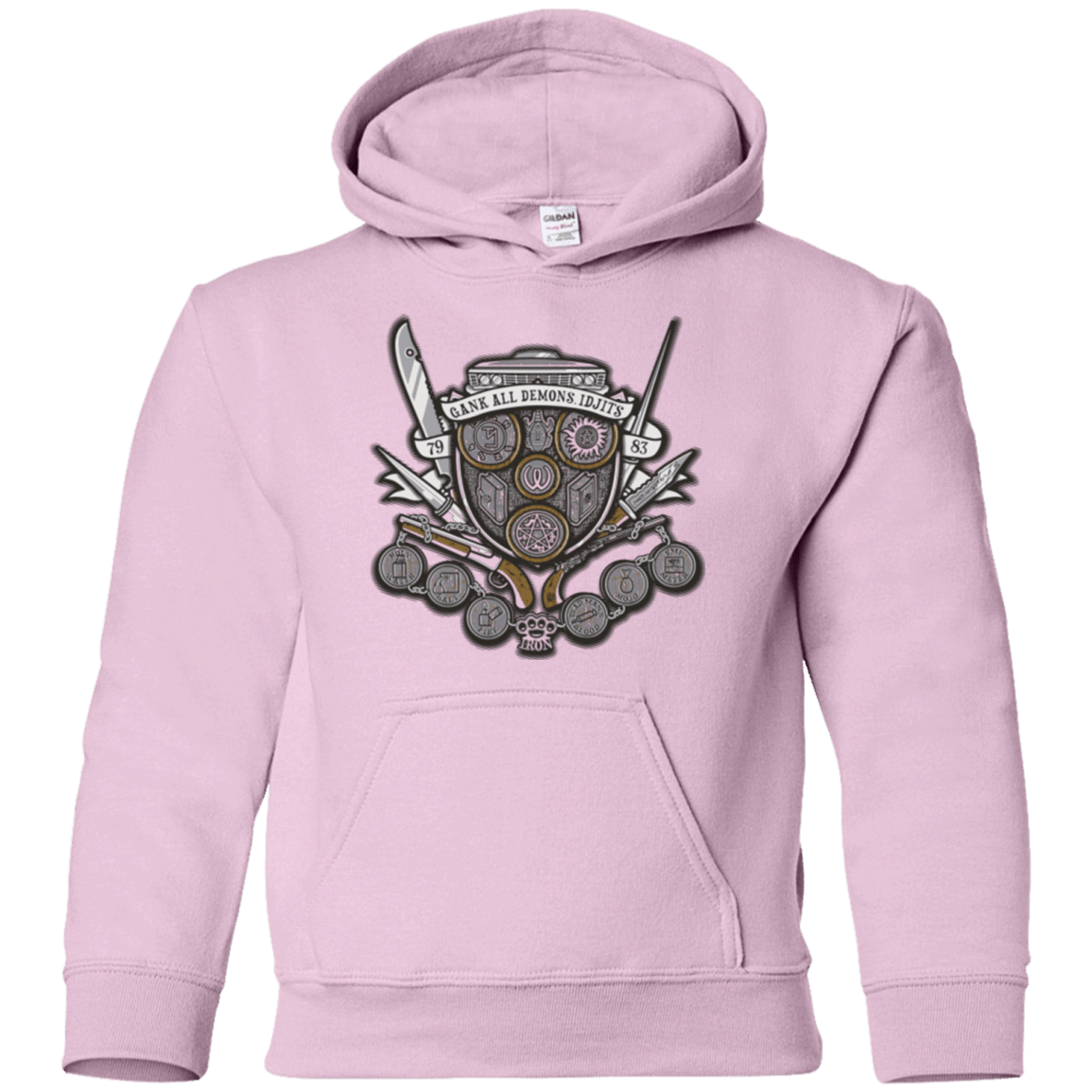 Sweatshirts Light Pink / YS Winchester's Crest Youth Hoodie
