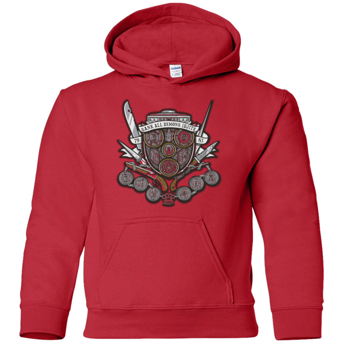 Sweatshirts Red / YS Winchester's Crest Youth Hoodie