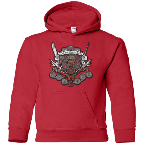 Sweatshirts Red / YS Winchester's Crest Youth Hoodie