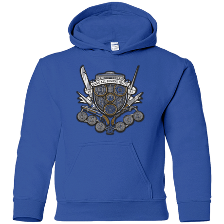 Sweatshirts Royal / YS Winchester's Crest Youth Hoodie