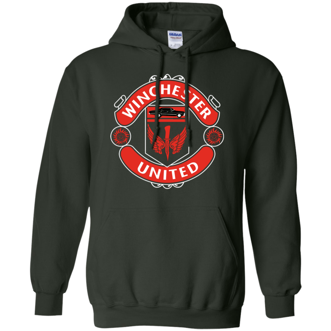 Sweatshirts Forest Green / S Winchester United Pullover Hoodie