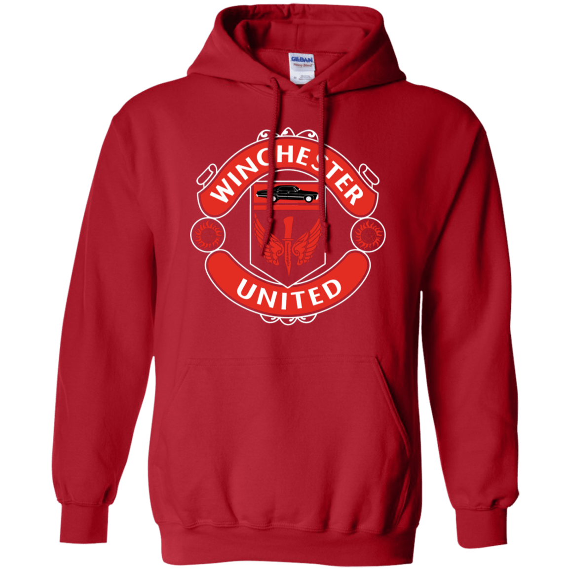 Sweatshirts Red / S Winchester United Pullover Hoodie