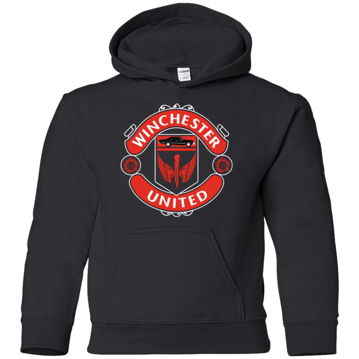 Sweatshirts Black / YS Winchester United Youth Hoodie