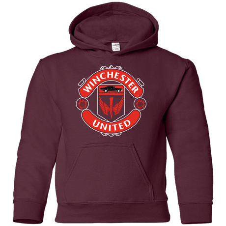 Sweatshirts Maroon / YS Winchester United Youth Hoodie