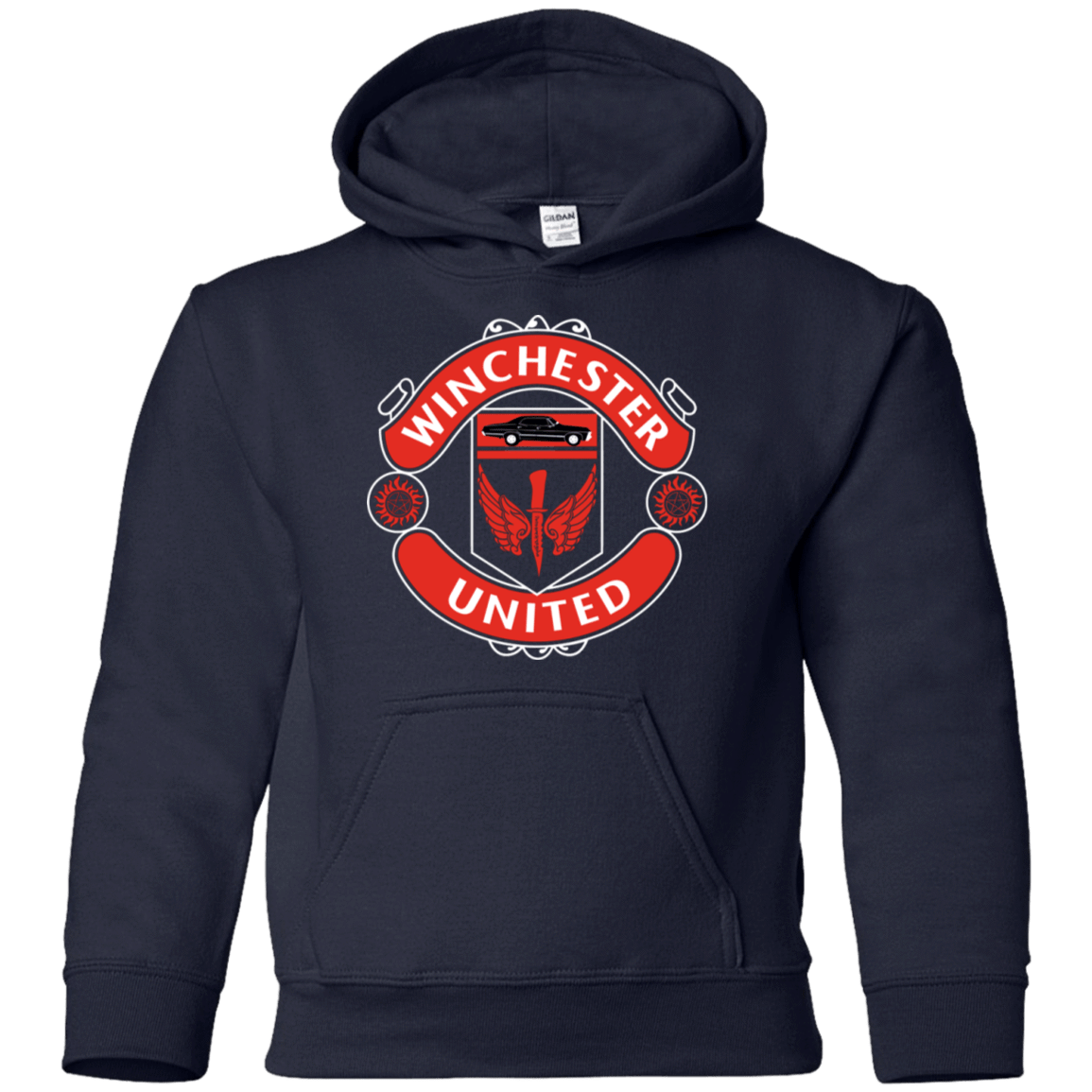 Sweatshirts Navy / YS Winchester United Youth Hoodie