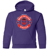 Sweatshirts Purple / YS Winchester United Youth Hoodie