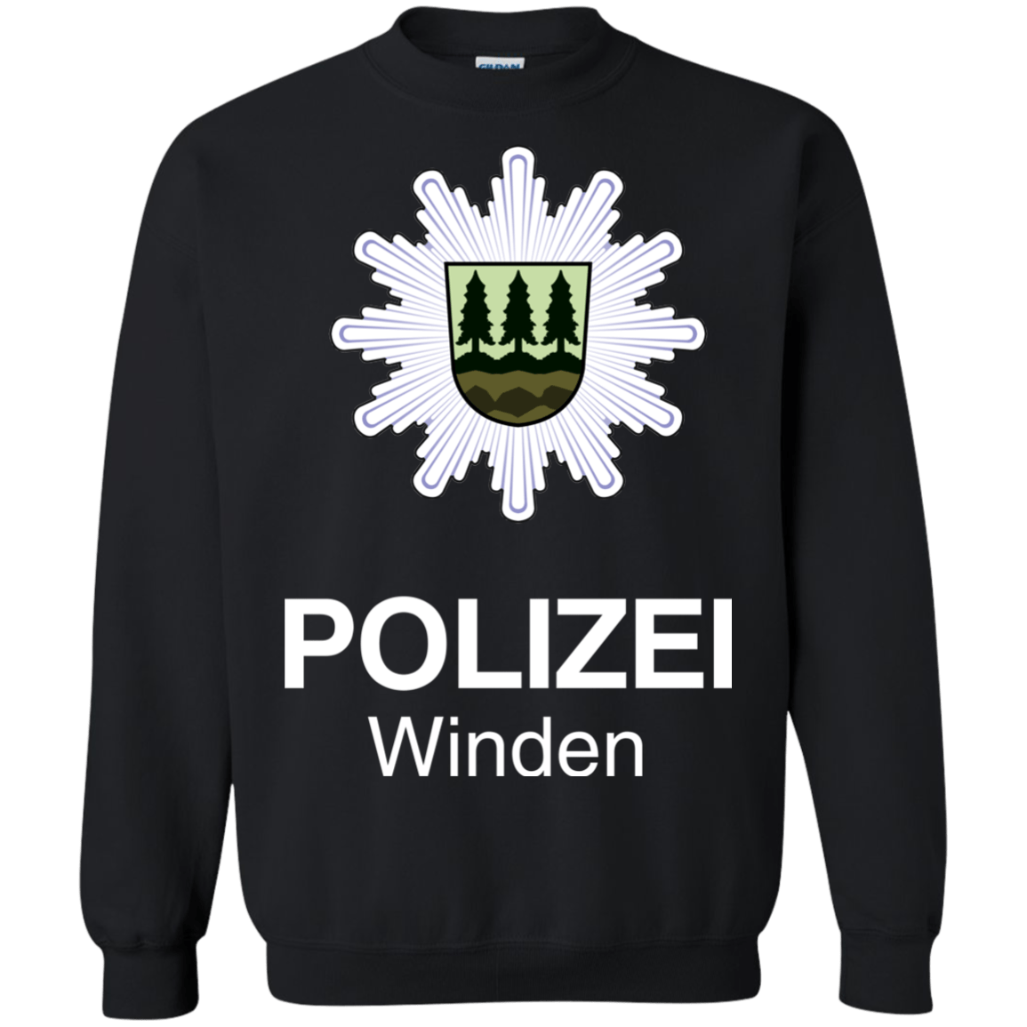 Sweatshirts Black / Small Winden Polizei Crewneck Sweatshirt