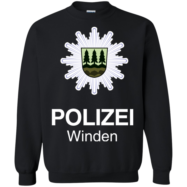 Sweatshirts Black / Small Winden Polizei Crewneck Sweatshirt