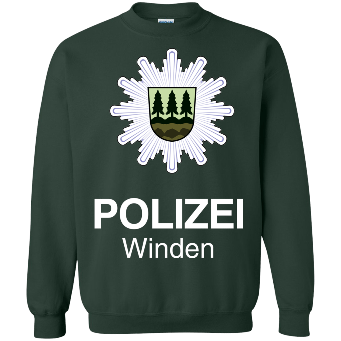 Sweatshirts Forest Green / Small Winden Polizei Crewneck Sweatshirt