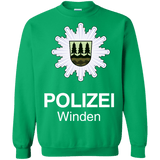 Sweatshirts Irish Green / Small Winden Polizei Crewneck Sweatshirt