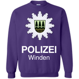 Sweatshirts Purple / Small Winden Polizei Crewneck Sweatshirt