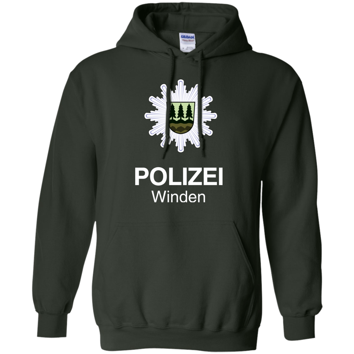 Sweatshirts Forest Green / Small Winden Polizei Pullover Hoodie