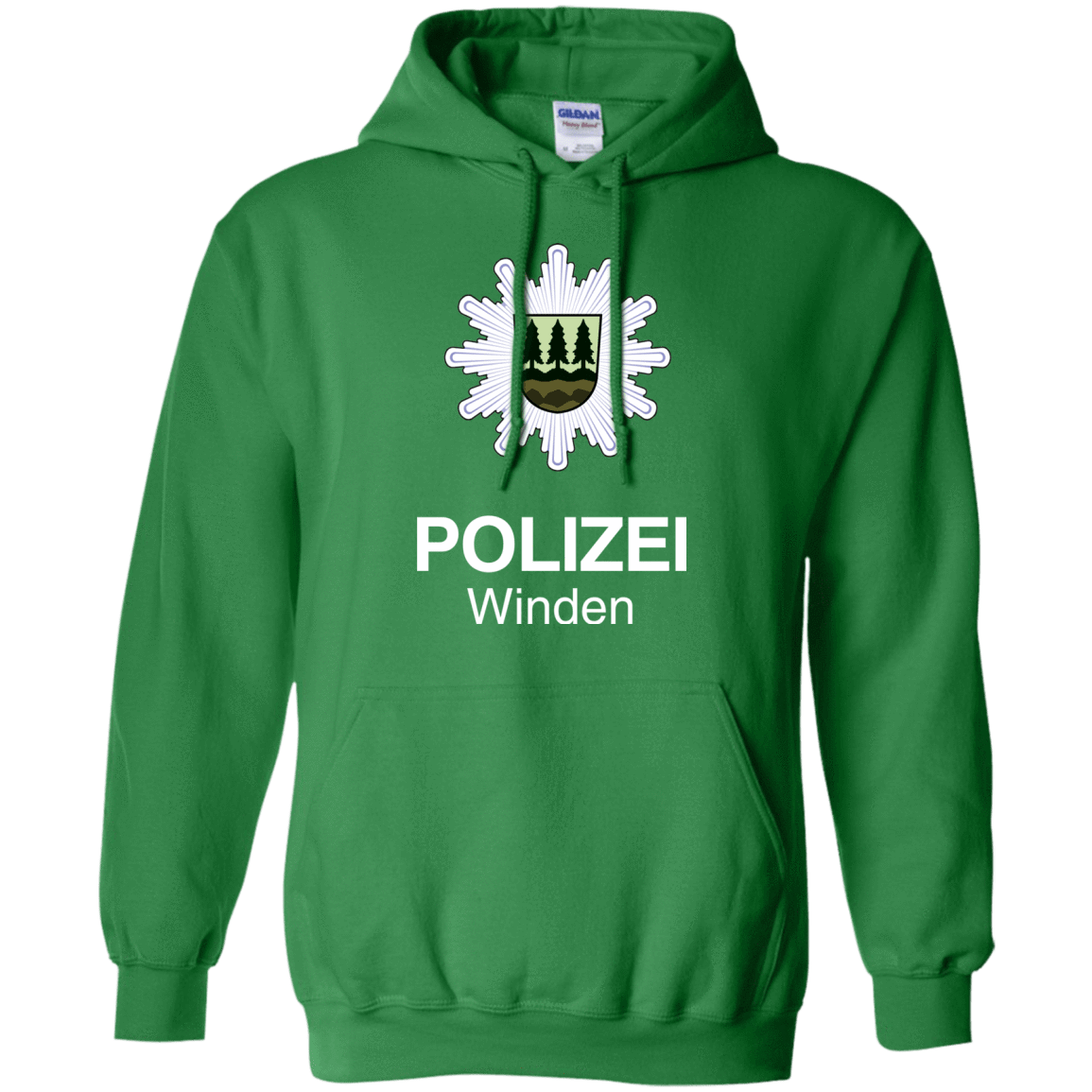 Sweatshirts Irish Green / Small Winden Polizei Pullover Hoodie