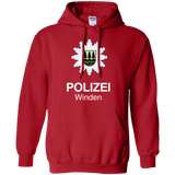 Sweatshirts Red / Small Winden Polizei Pullover Hoodie