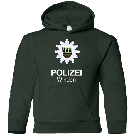 Sweatshirts Forest Green / YS Winden Polizei Youth Hoodie