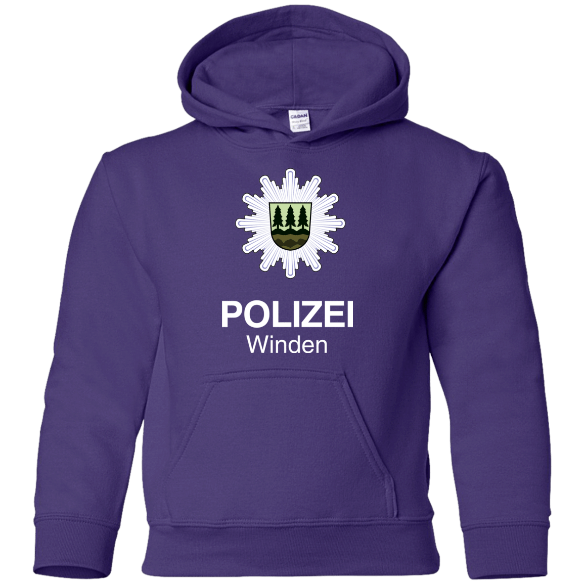 Sweatshirts Purple / YS Winden Polizei Youth Hoodie