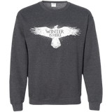 Sweatshirts Dark Heather / Small Winter is here Crewneck Sweatshirt