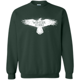 Sweatshirts Forest Green / Small Winter is here Crewneck Sweatshirt
