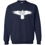 Sweatshirts Navy / Small Winter is here Crewneck Sweatshirt