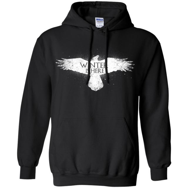 Sweatshirts Black / Small Winter is here Pullover Hoodie