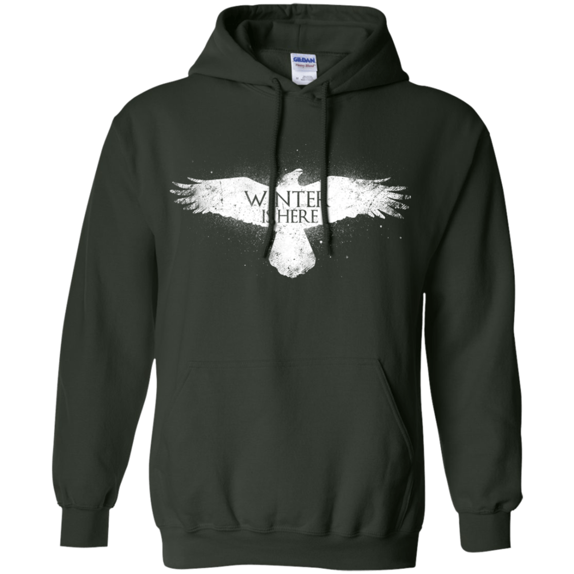 Sweatshirts Forest Green / Small Winter is here Pullover Hoodie