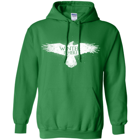 Sweatshirts Irish Green / Small Winter is here Pullover Hoodie