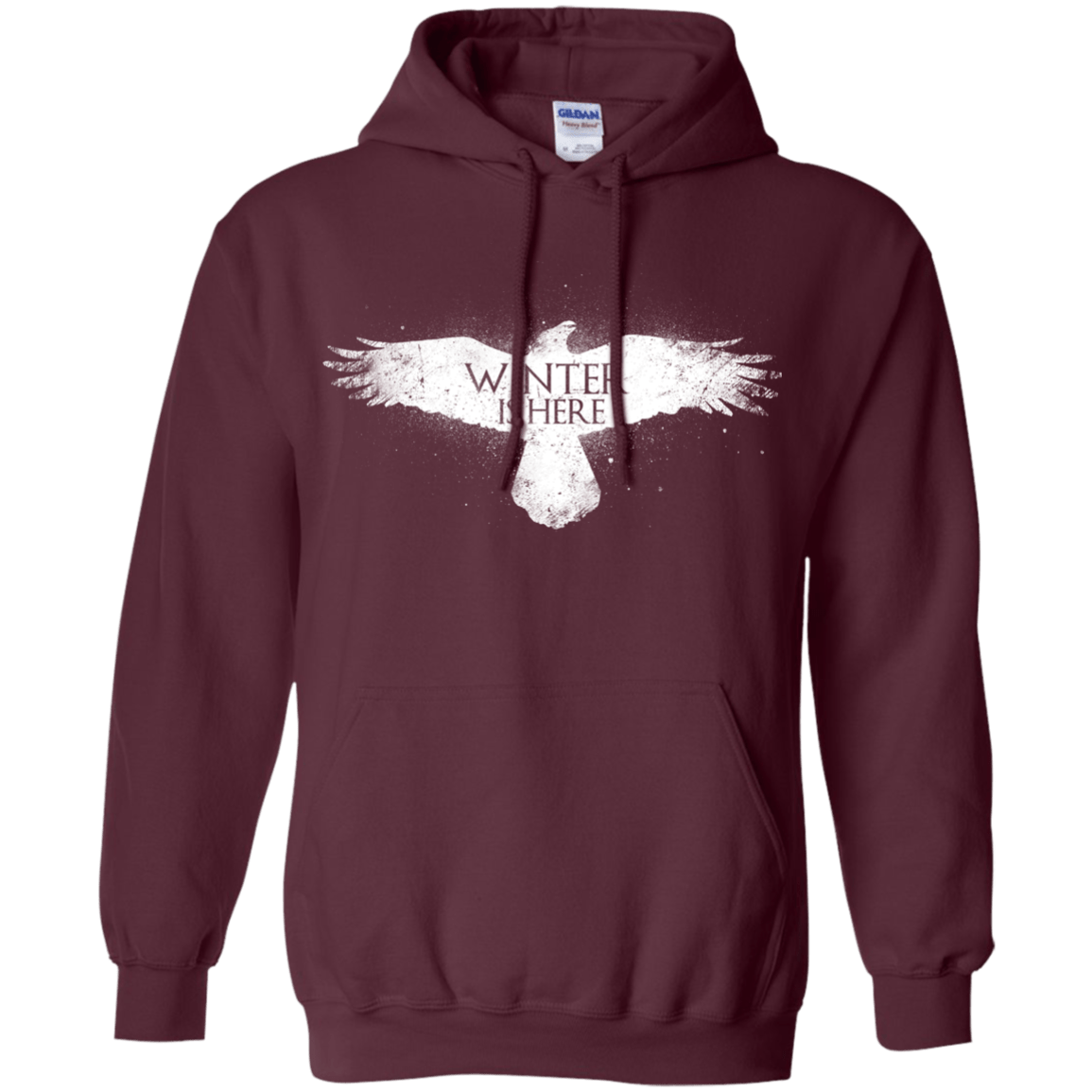 Sweatshirts Maroon / Small Winter is here Pullover Hoodie