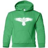 Sweatshirts Irish Green / YS Winter is here Youth Hoodie