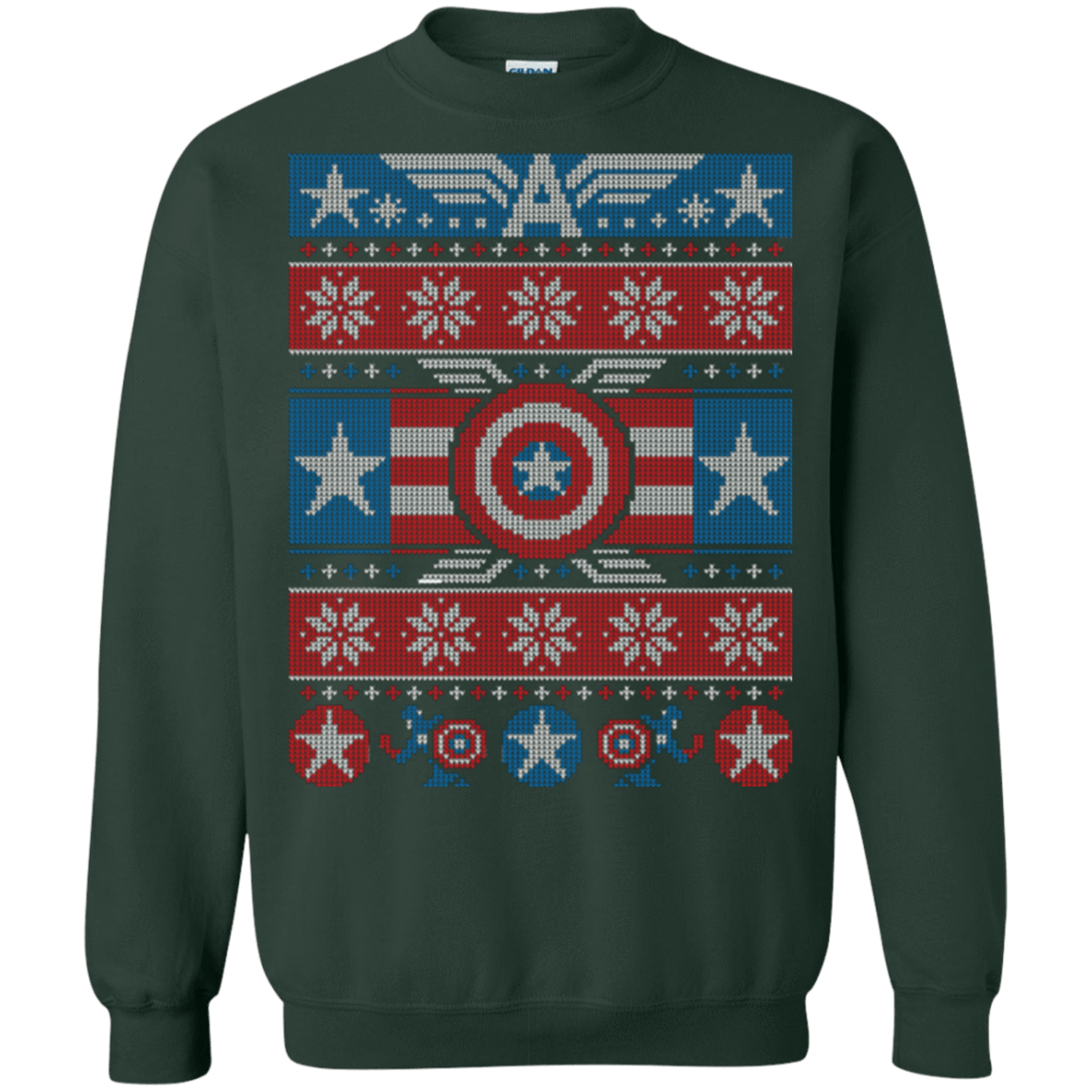 Sweatshirts Forest Green / Small Winter Soldier Crewneck Sweatshirt