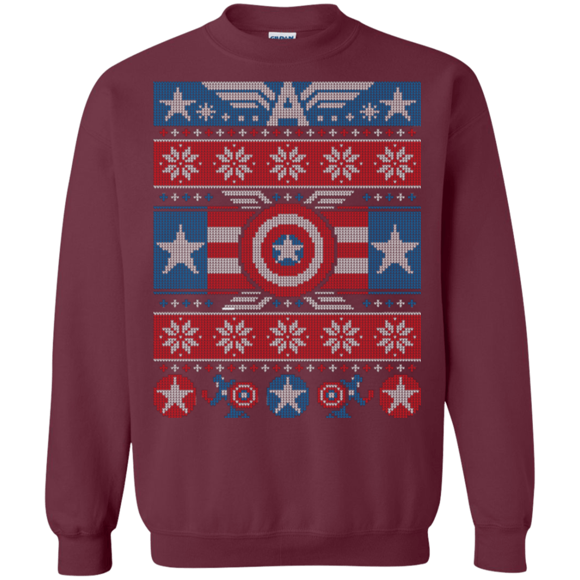 Sweatshirts Maroon / Small Winter Soldier Crewneck Sweatshirt